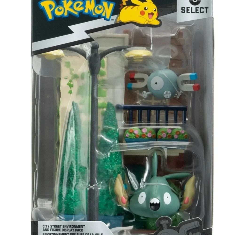 Pokemon Select City Street Set - Magnemite & Trubbish Display Pack (Wave 5)